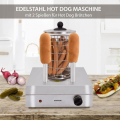 Syntrox HDM-2 hot dog maker with 2 skewers of sausage warmer