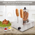 Syntrox HDM-2 Hot Dog Maker mit 2 Spießen Würstchenwärmer