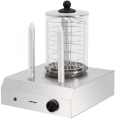 Syntrox HDM-2 hot dog maker with 2 skewers of sausage warmer