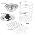 Syntrox HDM-2 hot dog maker with 2 skewers of sausage warmer