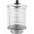 Syntrox HDM-2 hot dog maker with 2 skewers of sausage warmer